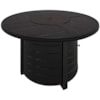 Signature Design Castle Island Round Fire Pit Table