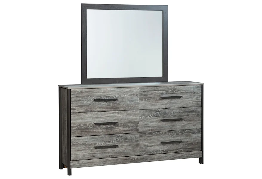 Cazenfeld Dresser & Bedroom Mirror by Signature Design by Ashley at Gill Brothers Furniture