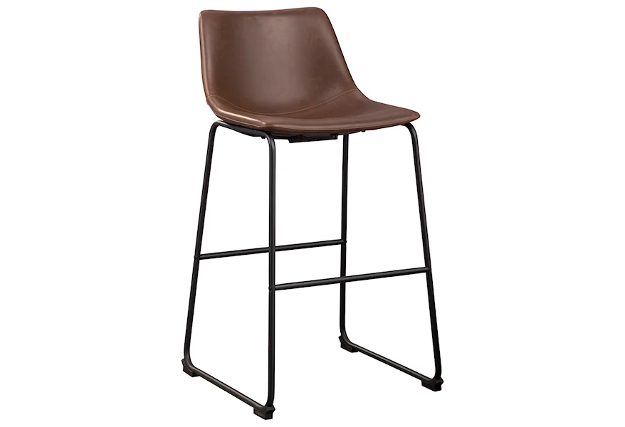 Centiar Tall Upholstered Barstool by Signature Design by Ashley at Royal Furniture