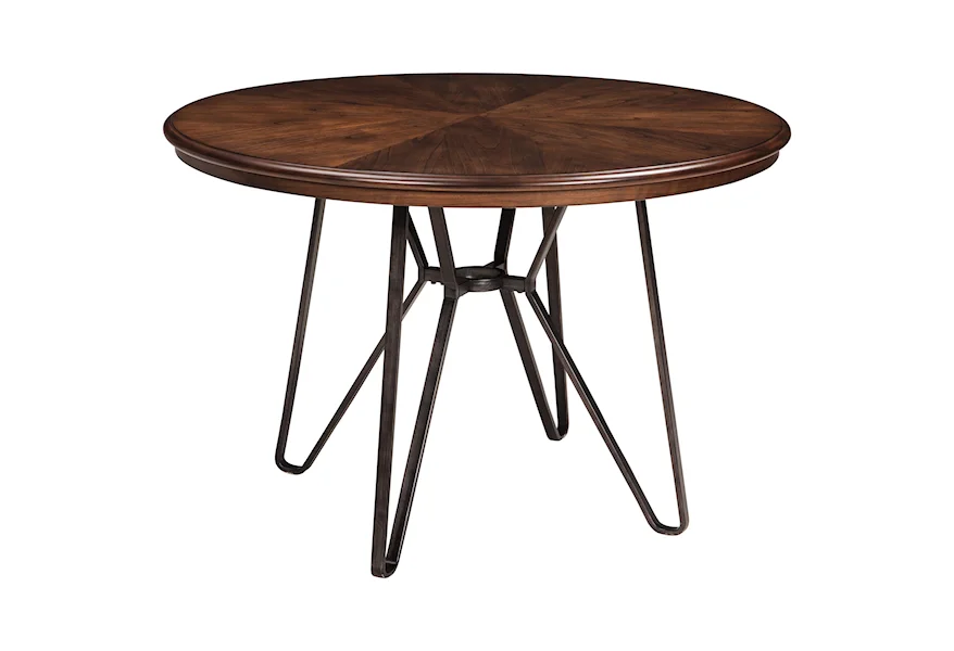 Centiar Round Dining Room Table by Signature Design by Ashley at Westrich Furniture & Appliances
