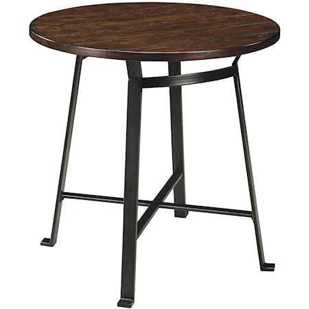 Round Dining Room Counter Table