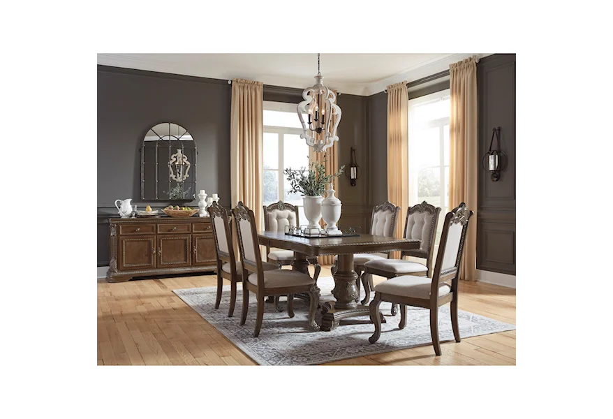 Charmond Formal Dining Room Group by Signature Design by Ashley at Lindy's Furniture Company