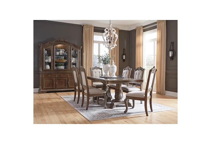 Charmond Formal Dining Room Group by Signature Design by Ashley at Lindy's Furniture Company