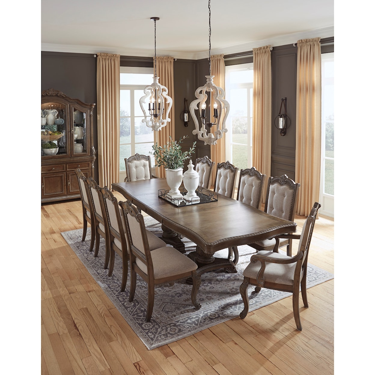 Signature Design by Ashley Charmond 11pc Dining Room Group