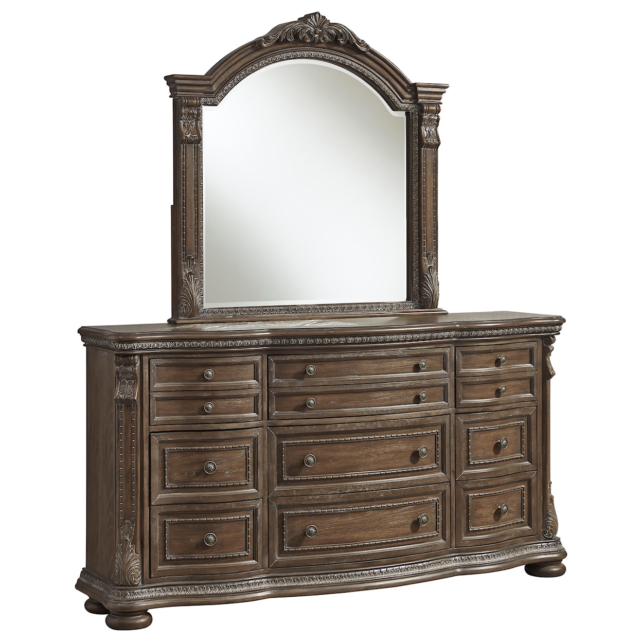 Signature Design by Ashley Furniture Charmond Dresser and Mirror Set