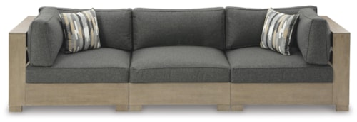 Casual 3-Piece Outdoor Sectional Sofa