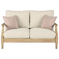 Casual Loveseat with Cushion