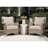 Signature Design by Ashley Clear Ridge Set of 2 Lounge Chairs w/ Cushion