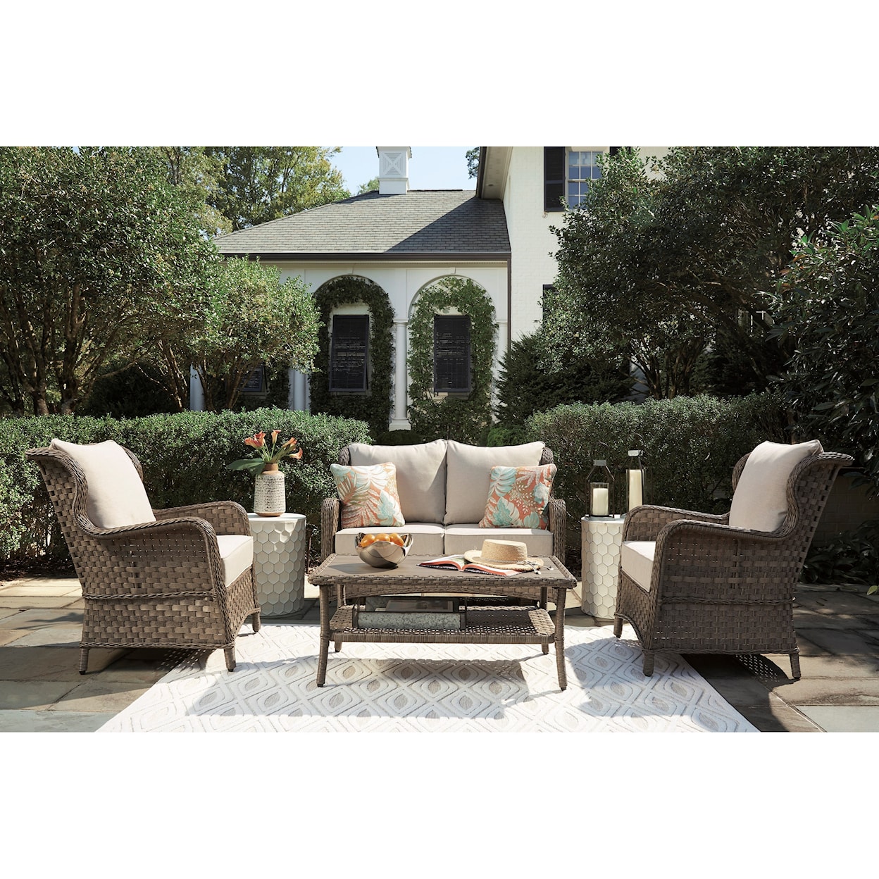 Signature Design by Ashley Clear Ridge Set of 2 Lounge Chairs w/ Cushion