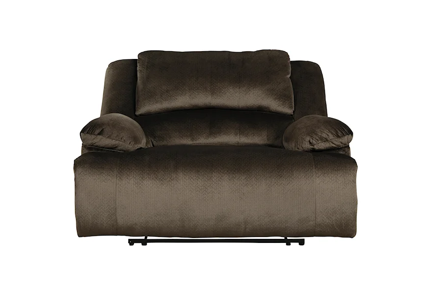 Clonmel Zero Wall Wide Seat Recliner by Ashley (Signature Design) at Johnny Janosik
