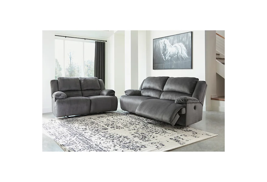 Clonmel Power Reclining Living Room Group by Signature Design by Ashley at VanDrie Home Furnishings