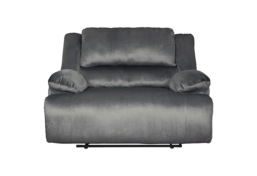 Clonmel Zero Wall Power Wide Recliner by Signature Design by Ashley Furniture at Sam's Appliance & Furniture