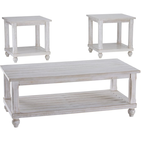 Cottage Three Piece Occasional Table Set