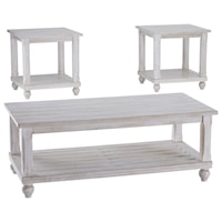 Cottage Three Piece Occasional Table Set