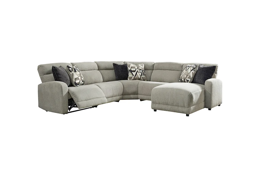 Colleyville Power Reclining Sectional by Signature Design by Ashley at Malouf Furniture Co.