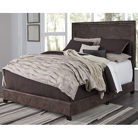 Queen Upholstered Bed 