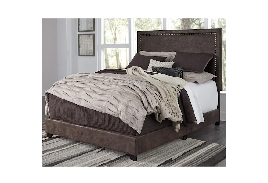 Dolante King Upholstered Bed  by Signature Design by Ashley at Sam Levitz Furniture