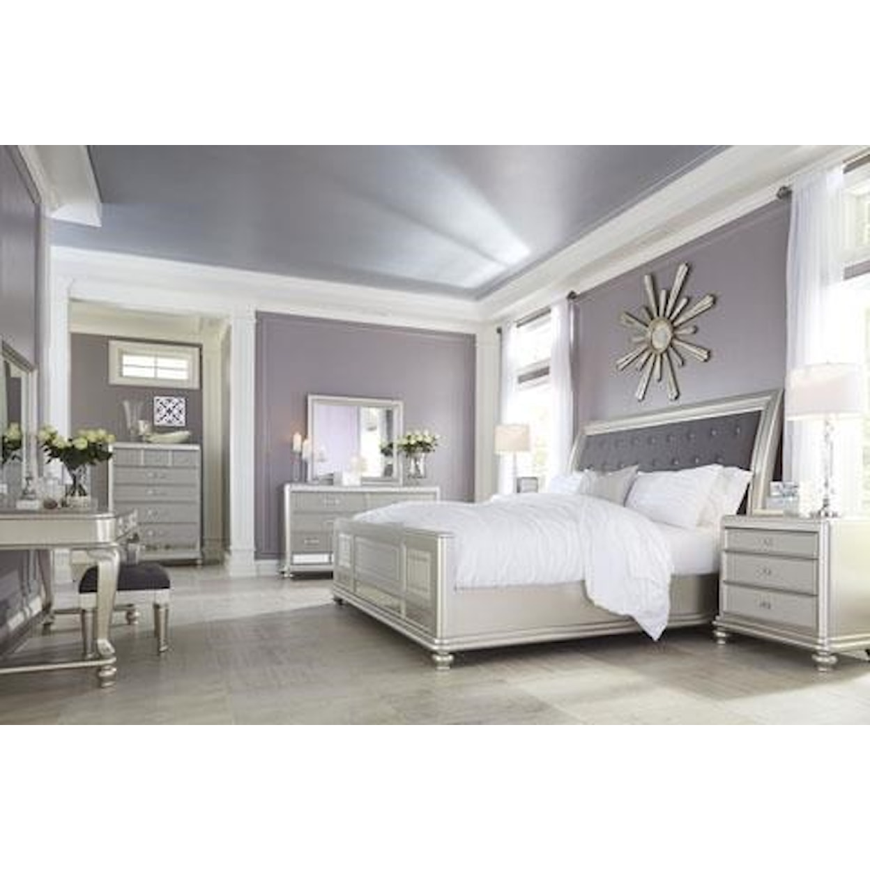 Signature Design by Ashley Coralayne 5PC Queen Bedroom Group