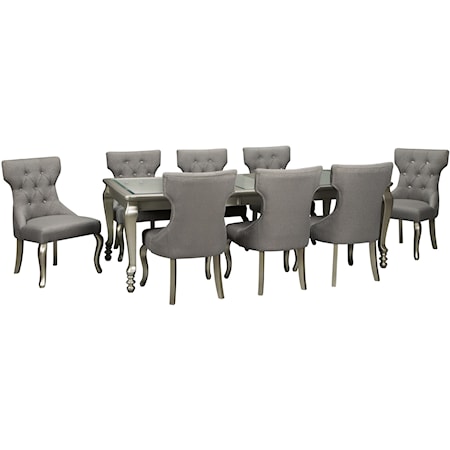 9-Piece Rectangular Dining Room Table Set