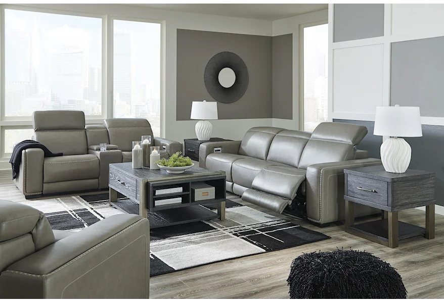 Correze Power Sofa, Loveseat and Chair Set by Signature Design by Ashley at Sam Levitz Furniture