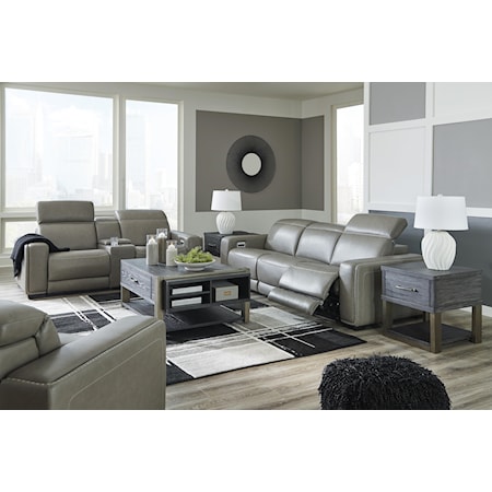 Power Reclining Sofa, Power Reclining Loveseat with Console and Recliner Set