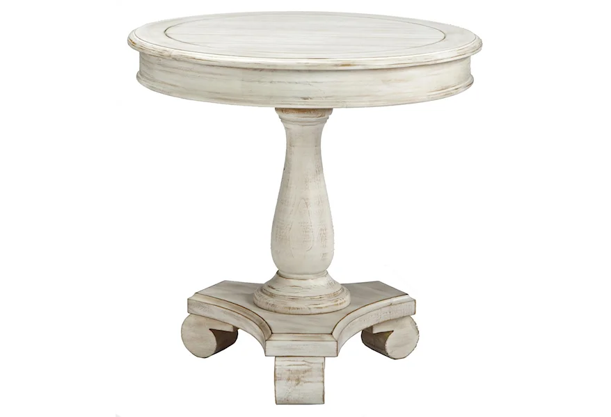 Cottage Accents Round Accent Table by Signature Design by Ashley Furniture at Sam's Appliance & Furniture
