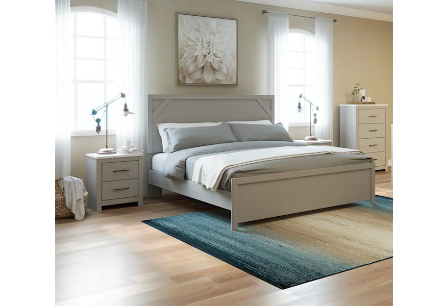 Cottonburg 5 Piece King Bedroom Set by Signature Design by Ashley at Sam Levitz Furniture
