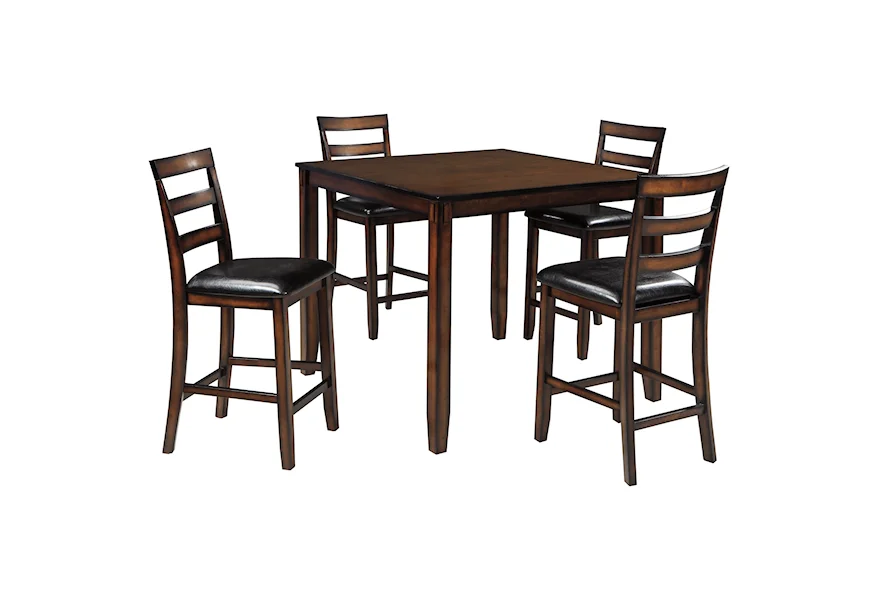 Coviar 5-Piece Dining Room Counter Table Set by Signature Design by Ashley Furniture at Sam's Appliance & Furniture