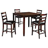 Signature Design by Ashley Coviar 5-Piece Dining Room Counter Table Set