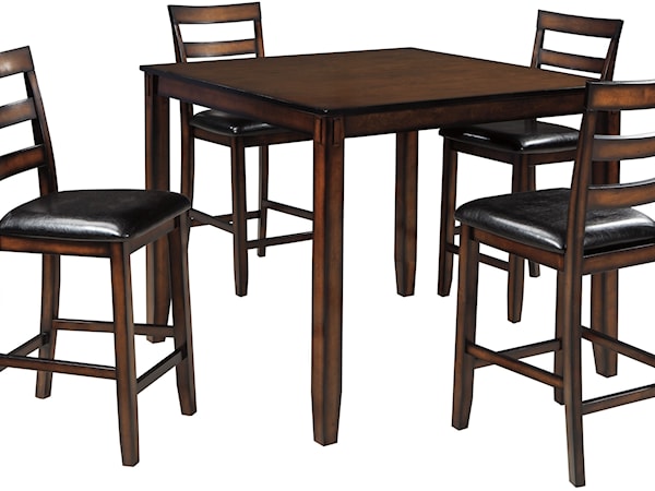 5-Piece Dining Room Counter Table Set