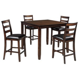 Signature Design by Ashley Coviar 5-Piece Dining Room Counter Table Set - D385-223