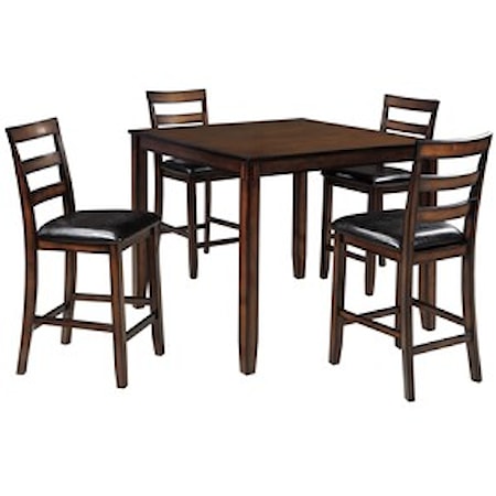 5-Piece Dining Room Counter Table Set