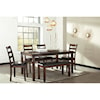 Signature Design by Ashley Coviar 6-Piece Dining Room Table Set