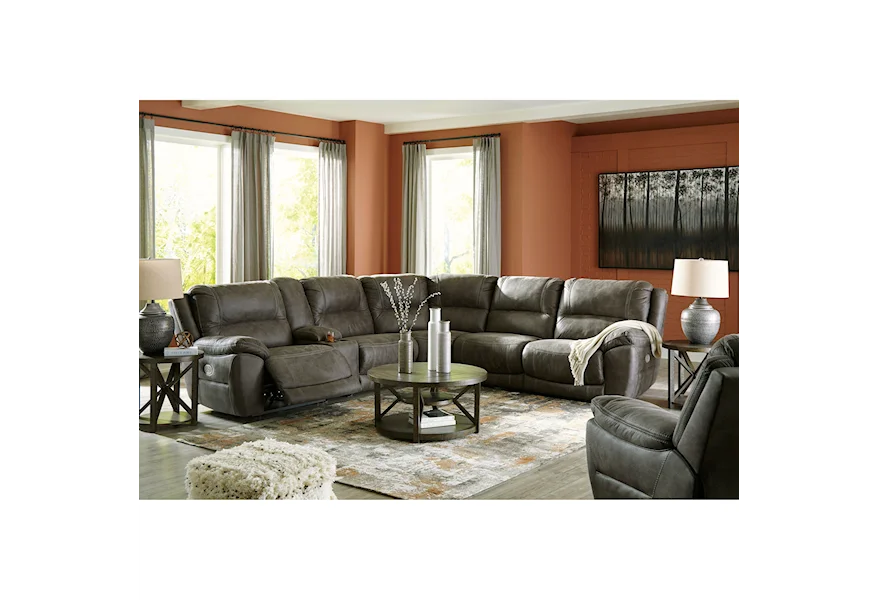 Cranedall Power Reclining Living Room Group by Signature Design by Ashley at Zak's Home Outlet