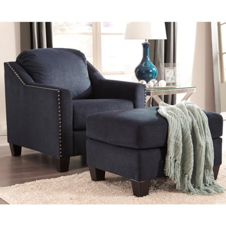 Chair & Ottoman Set