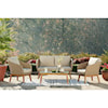 Signature Design by Ashley Crystal Cave Loveseat w/ Table