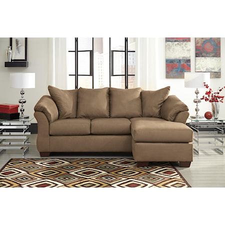 Chaise Sofa, Ottoman and Recliner Set
