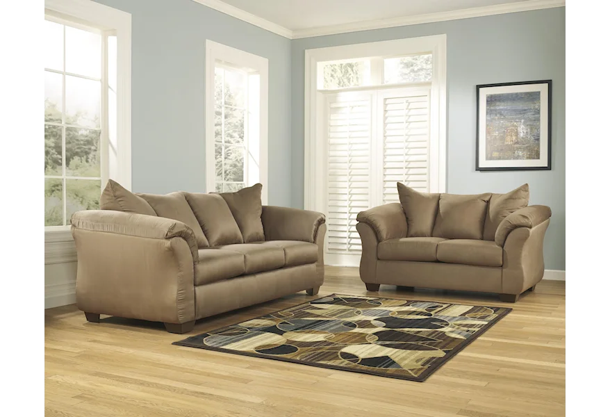 Darcy Sofa, Loveseat and Recliner Set by Signature Design by Ashley at Sam Levitz Furniture
