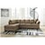 Signature Design by Ashley Darcy 2 PC Sectional, Chair and Ottoman Set