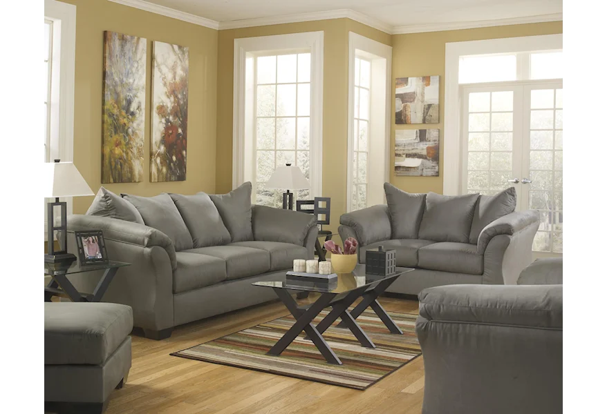 Darcy Stationary Living Room Group by Signature Design by Ashley at Furniture Fair - North Carolina