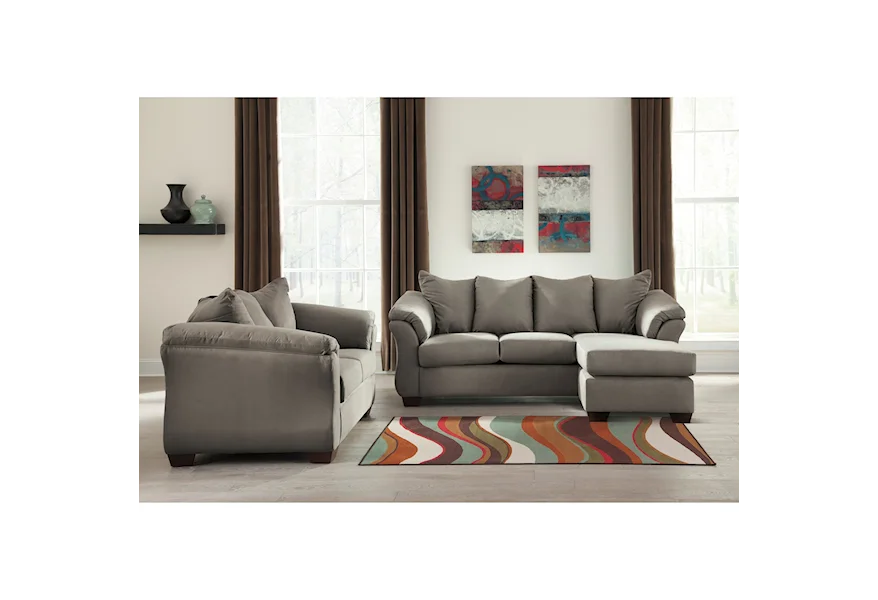 Darcy Stationary Living Room Group by Signature Design by Ashley at VanDrie Home Furnishings