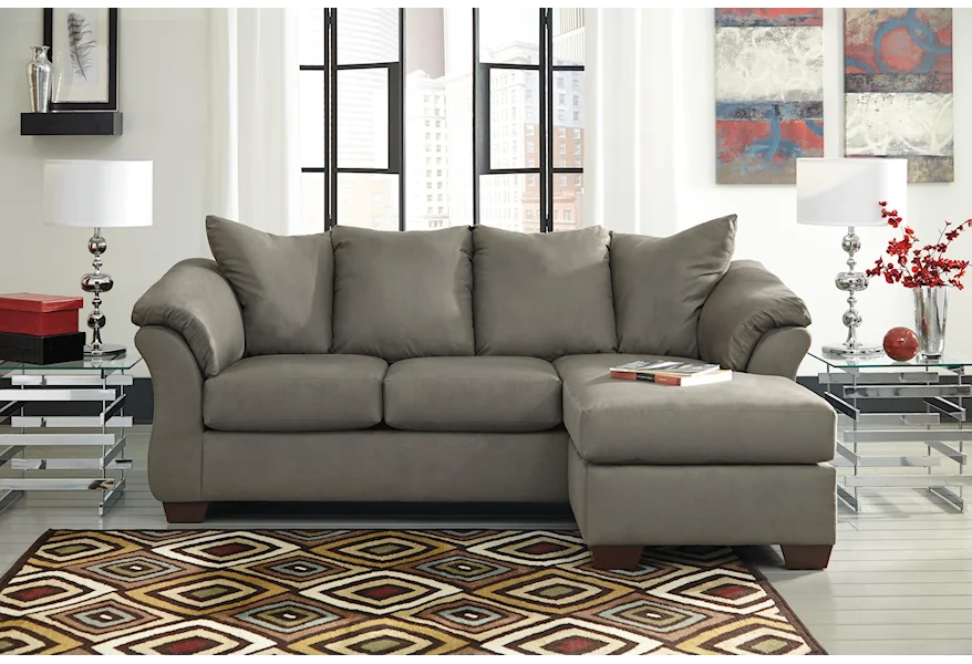 Darcy Chaise Sofa and Recliner Set by Signature Design by Ashley at Sam Levitz Furniture