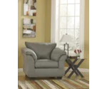 Signature Design by Ashley Darcy Upholstered Chair and Ottoman