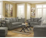 Signature Design by Ashley Darcy Upholstered Chair and Ottoman