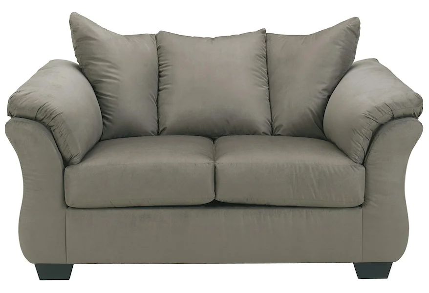 Darcy Stationary Loveseat by Signature Design by Ashley at VanDrie Home Furnishings