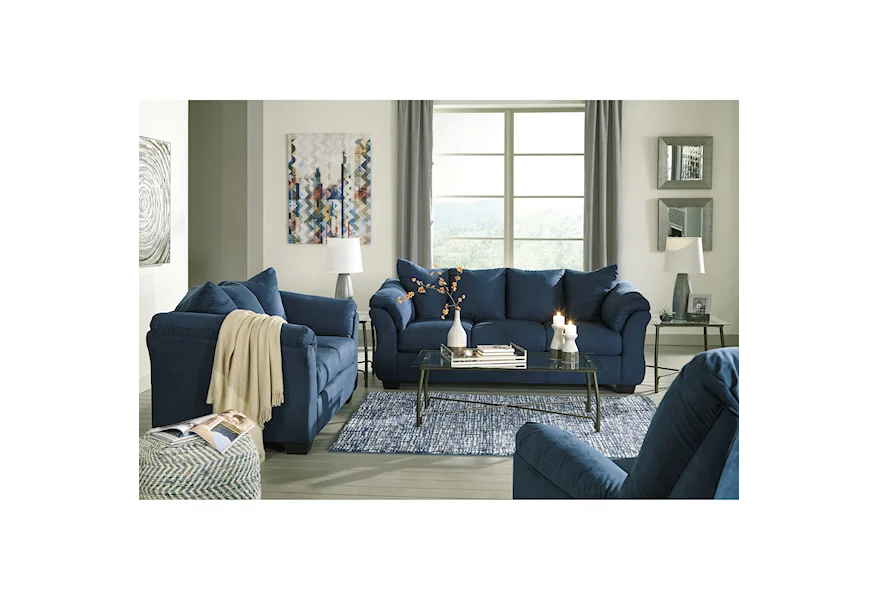 Darcy Stationary Living Room Group by Signature Design by Ashley at Furniture and ApplianceMart