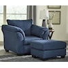 Signature Design by Ashley Darcy Upholstered Chair and Ottoman