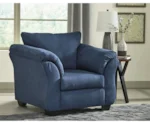 Signature Design by Ashley Darcy Upholstered Chair and Ottoman