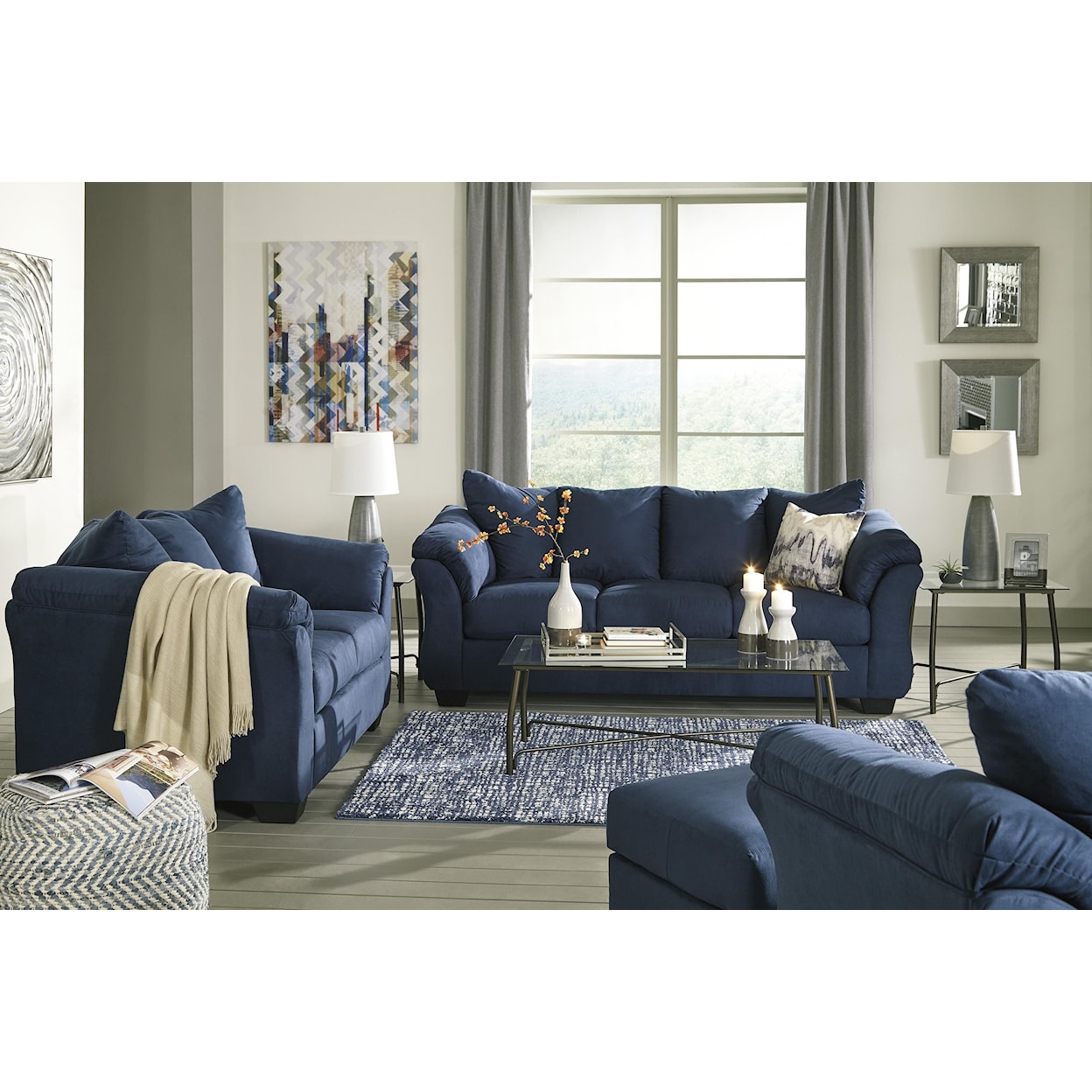 Signature Design by Ashley Darcy Sofa, Loveseat and Chair Set