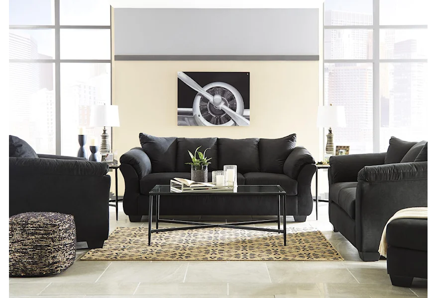 Darcy Sofa, Chair and Ottoman Set by Signature Design by Ashley at Sam Levitz Furniture